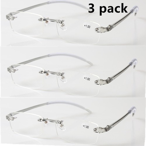 3stk randlos lesebrille leser - lesebrille,