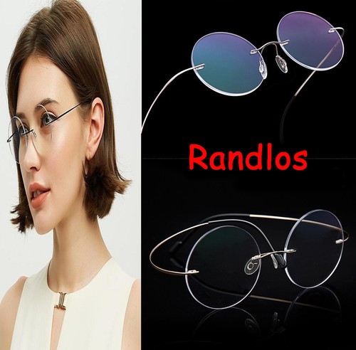 Retro runde randlos - runde, lesebrille