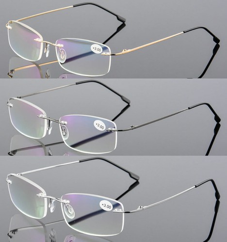 Randlos lesebrille titan - lesebrille,