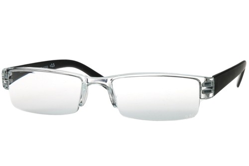 Lesebrille randlos schwarz