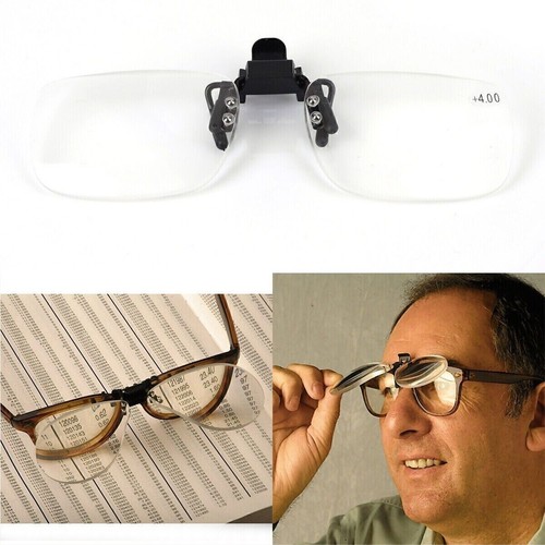 Clip flip lesebrille - clip-on, flip-up