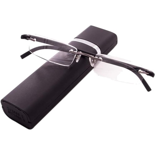 Randlose lesebrille schwarz - in,