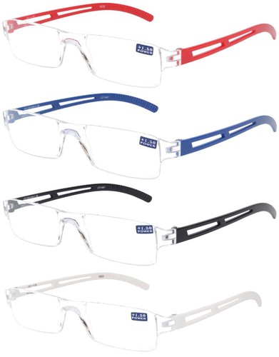 Dezente randlose lesebrille - dezente,