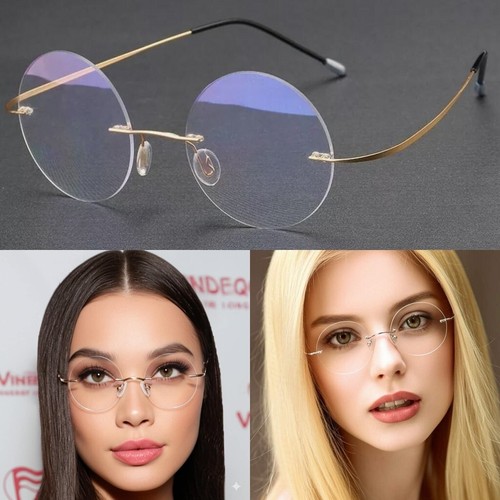 Retro runde lesebrille metall - retro,